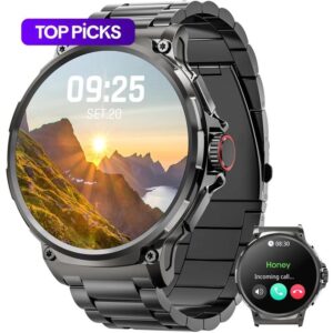 Multifunctional Smart Watch, Fashion Digital Watch with Answer/Make Calls & 100+ Sport Modes, Waterproof Sports Watch for Women & Men