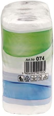 Toilet Paper, 64 Rolls, 3-Ply Cellulose, 150 Sheets per Roll, White - Image 6