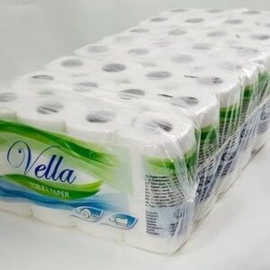 Toilet Paper, 64 Rolls, 3-Ply Cellulose, 150 Sheets per Roll, White